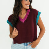 Contrast Mode Sweater Vest