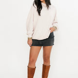 Palm Springs Turtleneck | Mauve Chalk
