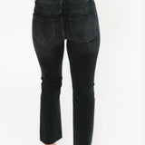 Belle Crop Straight Jeans | Black