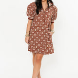 Botanical Lines Mini Dress