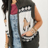 Prairie Pony Sweater Vest