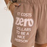 It Costs $0 Vintage Taupe Sweatshorts