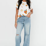 White Mimosa Icon Tee | Queen Of Sparkles