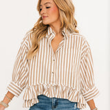 Bailey Stripe Shirt | Neutral Combo