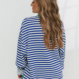 Classic Striped Crew | Sand Dollar Combo