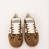 Boston P Sneakers | Leopard Cuoio Milk