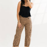 Kortnee Barrel Jeans | Leopard