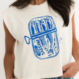 Salty Sardines Vintage Muscle Tank