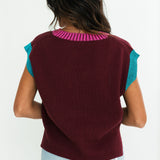 Contrast Mode Sweater Vest