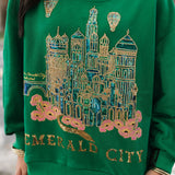 Licensed Emerald City Sweatshirt | Queen Of Sparkles