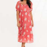 Heirloom Mist Midi Dress | Mauve