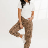 Kortnee Barrel Jeans | Leopard