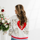 Grey Vintage Cupid Sweatshirt | Queen Of Sparkles