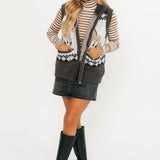 Good Good Stripe Turtleneck | Otter / Tea
