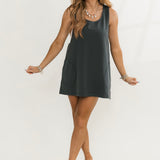 Sunny & 75 Tank Dress | Charcoal