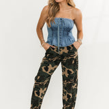 Troop Barrel Leg Jeans | Camo