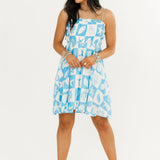 She Sells Seashells Mini Dress | Blue