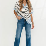 Lola High Rise Ankle Straight Jeans