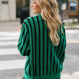 Licensed Green & Black Striped Elphaba Hat Sweater | Queen Of Sparkles