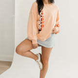 All Star Logo Pullover | Pastel Peach