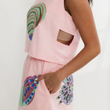 Light Pink Multi Shell Skort | Queen Of Sparkles