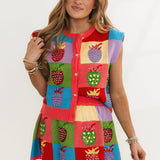 Colorblock Strawberry Skirt | Queen Of Sparkles