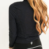 Acclimate Turtleneck Jacq | Black Animal