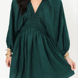 Evening Stroll Mini Dress | Green