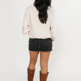 Palm Springs Turtleneck | Mauve Chalk