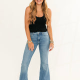 Love Bomb Flare Jeans | Dynamite