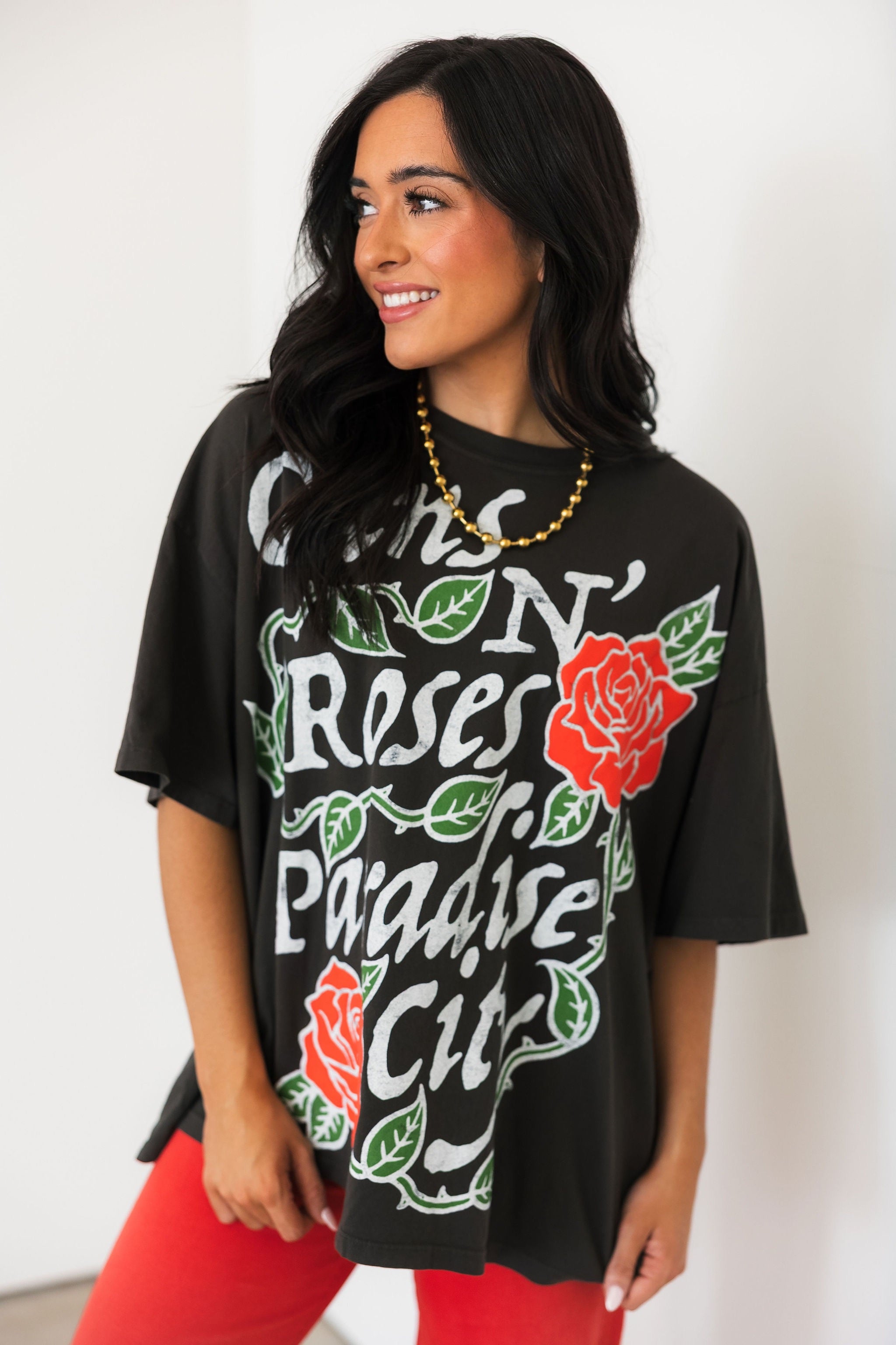 Guns N Roses Paradise City Rose Tee Lexi Jade's Boutique