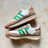 Jogger M Sneakers | White Camel Green