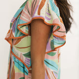 Sunset Stroll Floral Maxi Dress