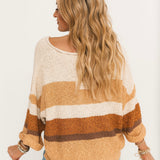 Loralei Sweater | Neutral Stripes