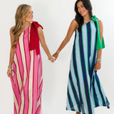 Coastal Cool Maxi Dress | Pink