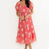 Heirloom Mist Midi Dress | Mauve