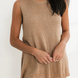 Karli Sweater Shorts | Tan