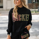 Licensed Black Broom and Wand Short | Queen Of Sparkles