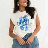 Salty Sardines Vintage Muscle Tank