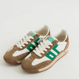 Jogger M Sneakers | White Camel Green