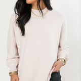 Palm Springs Turtleneck | Mauve Chalk