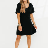 On The Way Mini Dress | Black