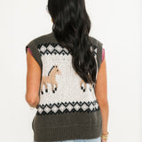 Prairie Pony Sweater Vest
