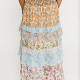 Sunset Blooms Maxi Skirt
