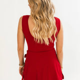 Don't Sweat It Mini Dress | Cherry