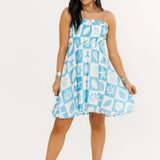 She Sells Seashells Mini Dress | Blue