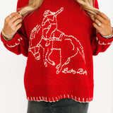 Lucky Baby Stitch Sweater | Cherry