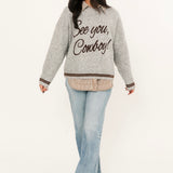 See You, Cowboy! Sweater | Grey