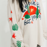 Coachella Collage Merch Dirty White Tee