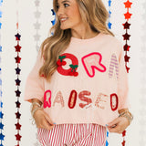 Born & Raised USA Top | Pink